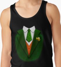 St. Patrick's Day Funny Suit and Tie Tuxedo Gift Tank Top