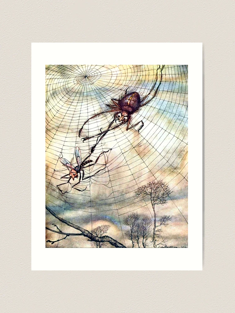 Red Bubble Spider Poster for Sale by Carrie Potter