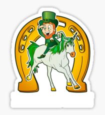 Lepricorn Unicorn St Patrick's Day Funny Gift Sticker