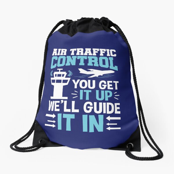 Air Traffic Controller Funny Quote Gifts Drawstring Bag
