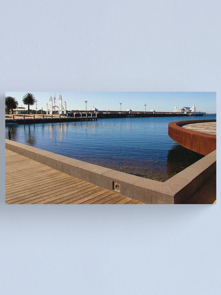 Thumbnail 1 von 3, Leinwanddruck, Cunningham Pier designt und verkauft von Rhonda Taylor.