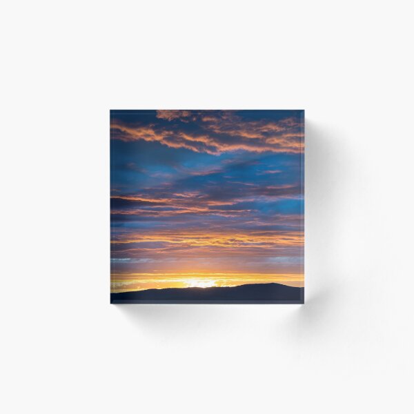 Gallatin Sunset Acrylic Block