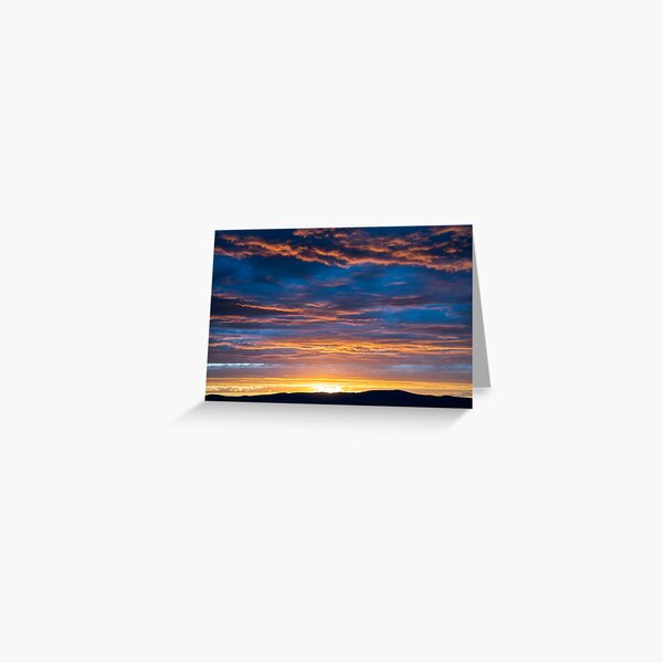 Gallatin Sunset Greeting Card
