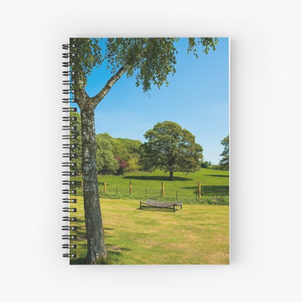 Woodleigh School grounds in July Spiral Notebook
