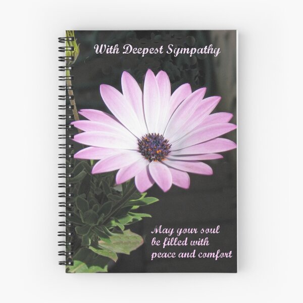 Item preview, Bereavement Card featuring Cape Daisy designed and sold by BlueMoonRose.