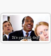 The Office Stanley Pretzel day Sticker