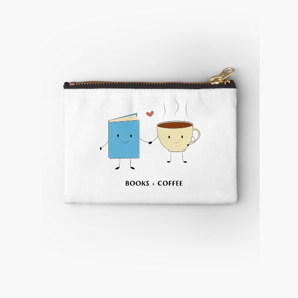 Item preview, books and coffee designed and sold by Angie Fuentes.