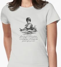 Virginia Woolf - A Room of One's Own - Lock Up Your Libraries Women's Fitted T-Shirt