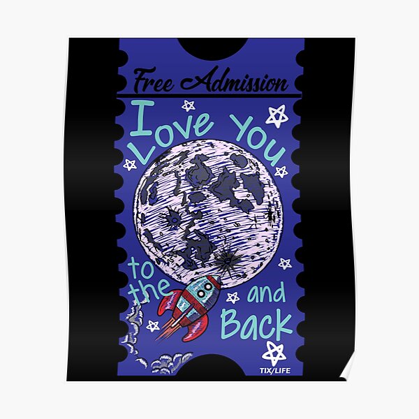 I Love You To The Moon And Back Gifts Merchandise Redbubble