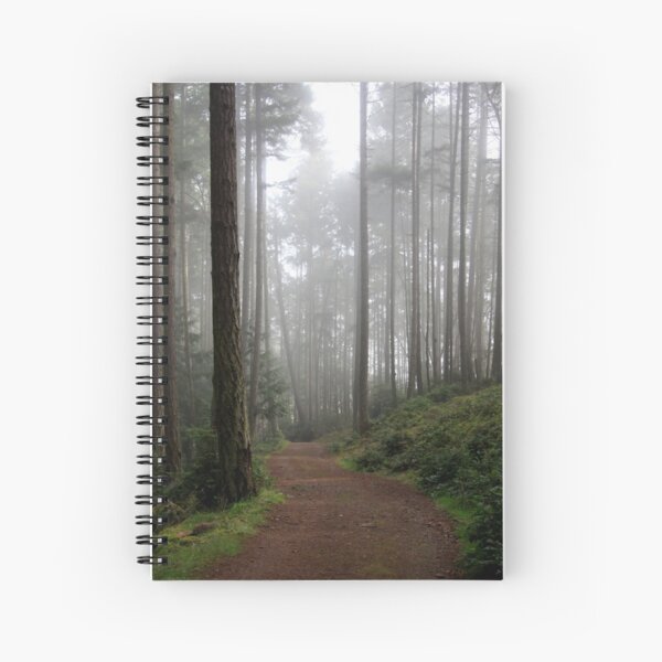 traveling into the mist Spiral Notebook