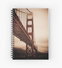 Golden Gate Fog Spiral Notebook