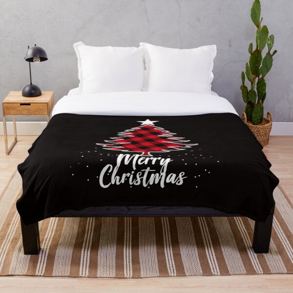 Item preview, Red Buffalo Plaid Christmas Tree  designed and sold by Tetete.