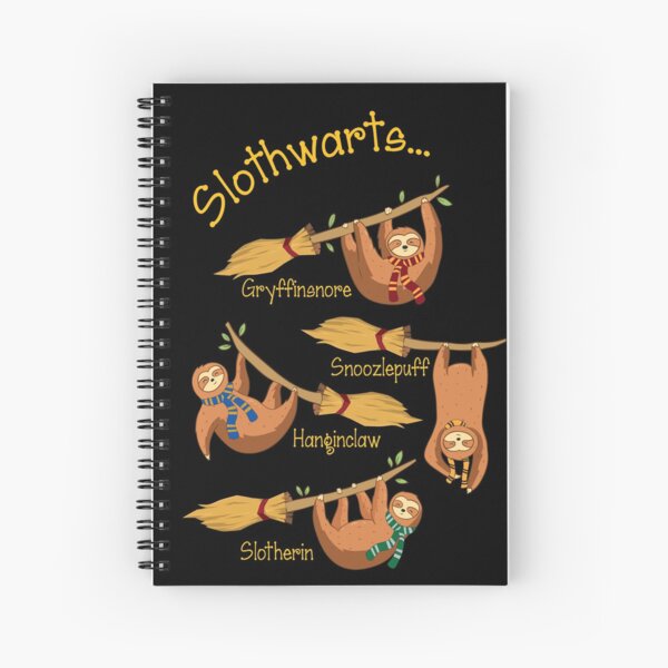 Pawter's Hairy Pets Tees - Sloths Spiral Notebook