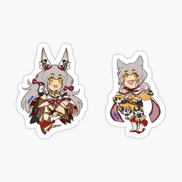 nia + blade Sticker