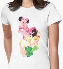 Minnie and Tink Women's Fitted T-Shirt