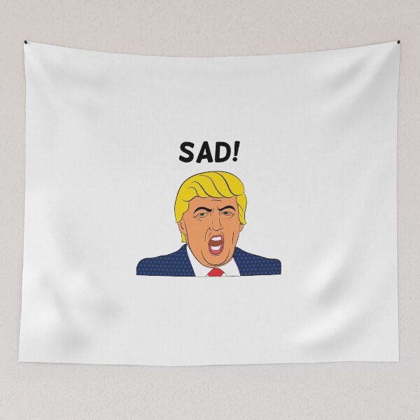 Item preview, SAD! Trump Retro Vintage Funny Novelty Gag T-Shirt designed and sold by Joepseudo.