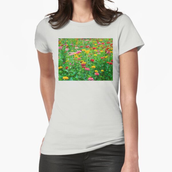 Item preview, Zinnias designed and sold by ginawaltersdorf.