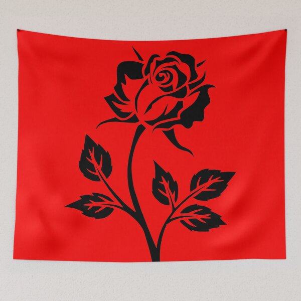 Item preview, Black Rose anarchism symbol designed and sold by Dator.