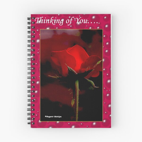 Item preview, THINKING OF YOU - RED ROSE CARD designed and sold by Magriet Meintjes.
