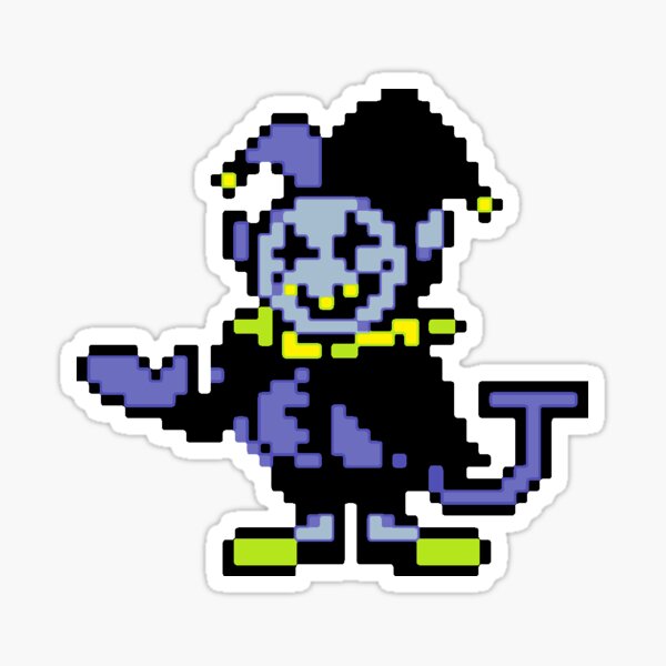 Artikel-Vorschau von Deltarune: Jevil Sticker, designt und verkauft von Spookyzenn.