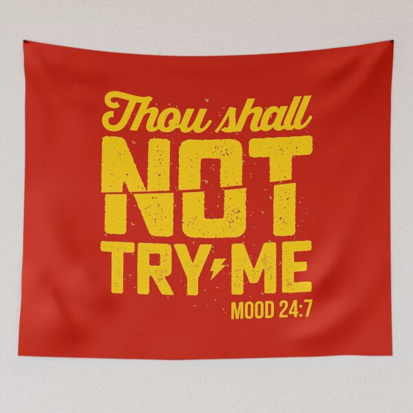 Item preview, Thou Shall Not Try My designed and sold by VomHaus.