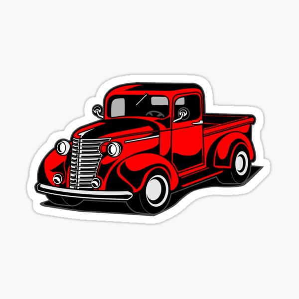 1940 Custom Chevy Pickup Sticker