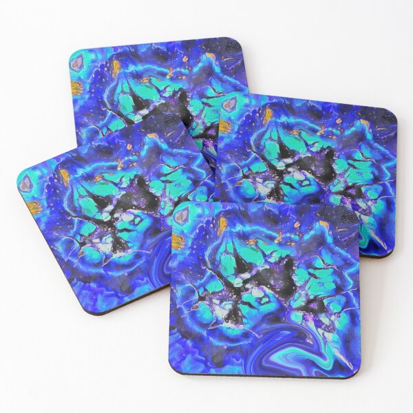 Item preview, Stocksom Azure Agate designed and sold by Stocksom  Art Prints.