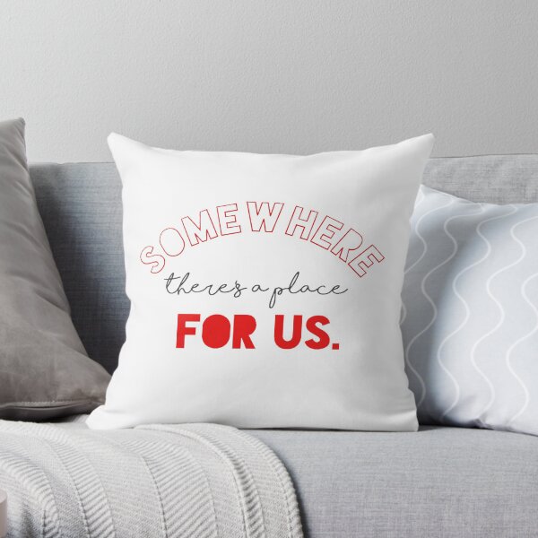 Somewhere Throw Pillow