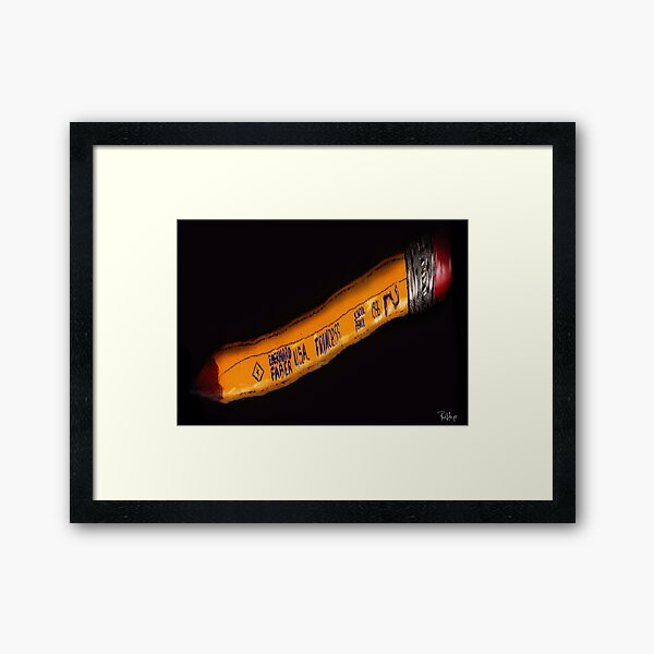 Pencil Drawing Framed Art Print