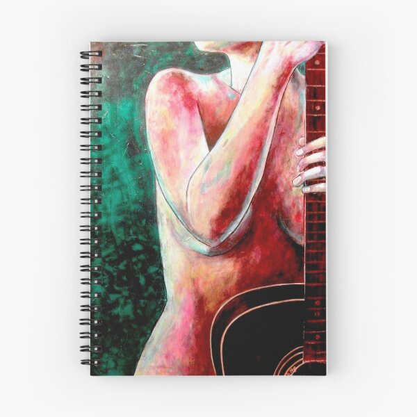 Item preview, Nude with Guitar 2 designed and sold by Belinda "BillyLee" NYE (Printmaker).