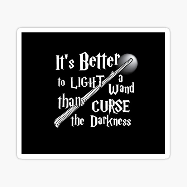 Light a Wand Sticker