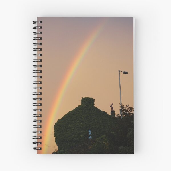 Item preview, Holmfirth rainbow over the house of ivy designed and sold by BoboFrett.