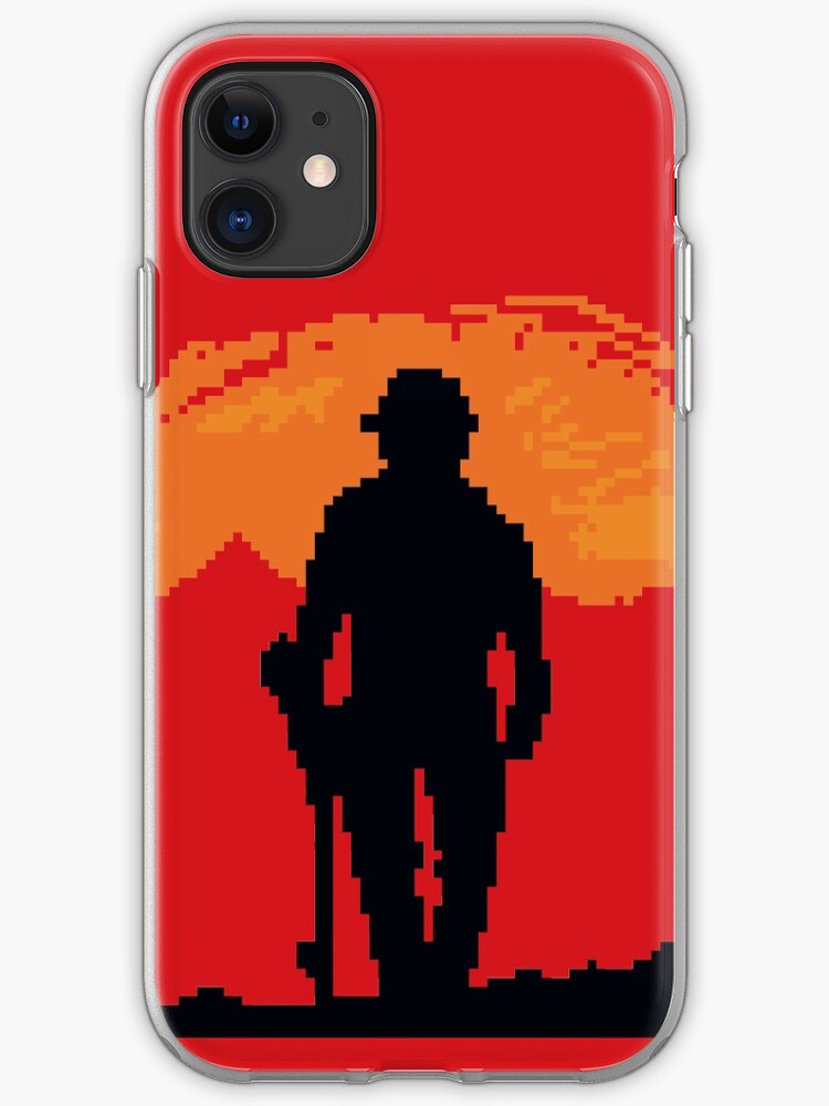 Pixel Art Red Dead Redemption 2 Iphone Case Cover By