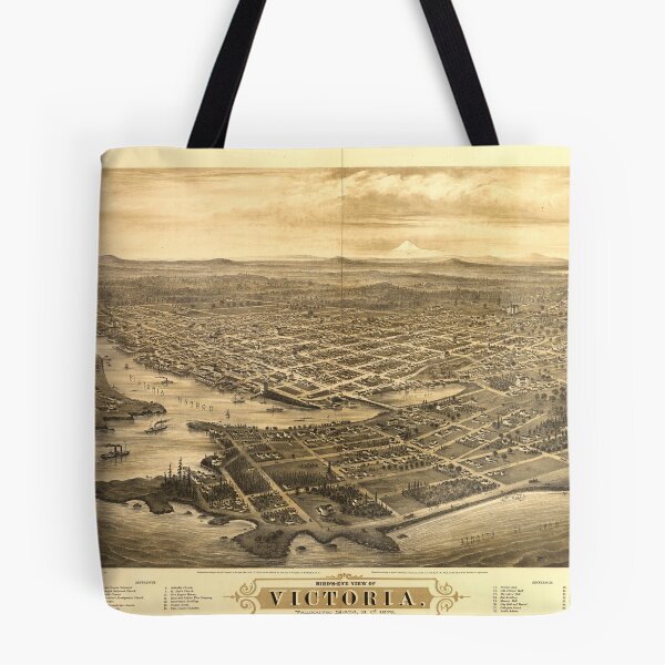Item preview, Vista de pájaro de Victoria, Columbia Británica, Canadá (1878) designed and sold by allhistory.
