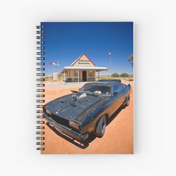 The Interceptor at Silverton, NSW Spiral Notebook