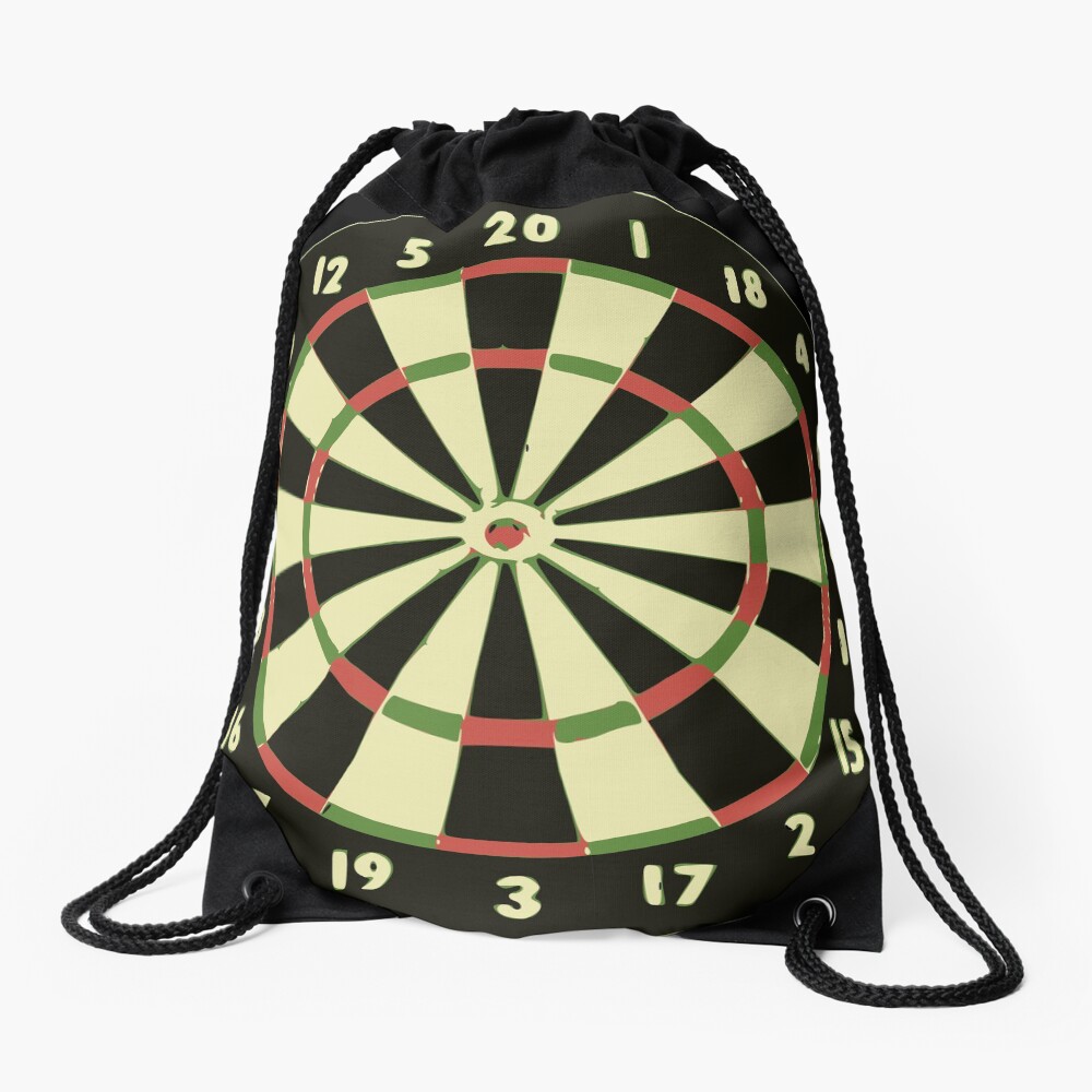"Dart Board" Drawstring Bag for Sale by Grobie Redbubble