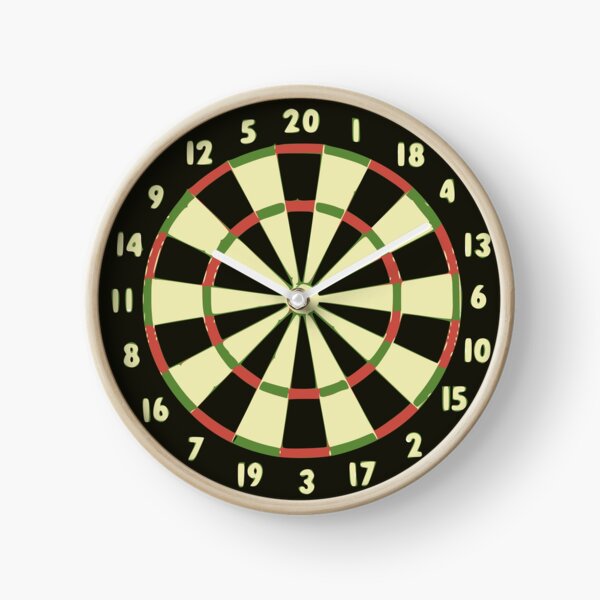 Jeu de fléchettes Horloge