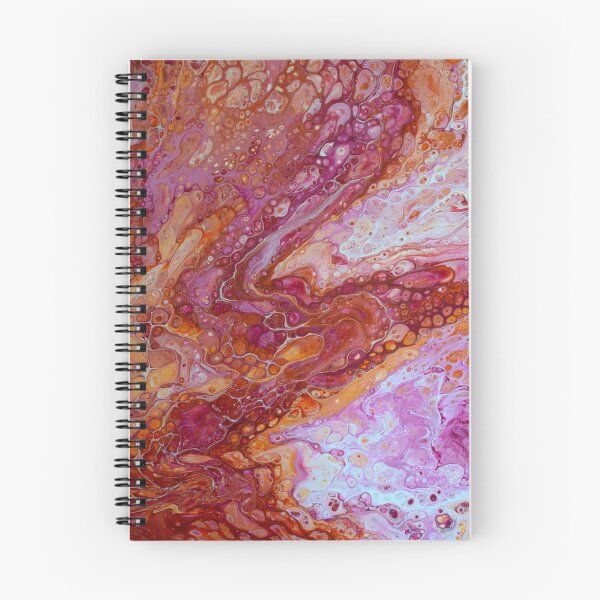 Item preview, Magenta and Orange flow designed and sold by Rebecca-Art.