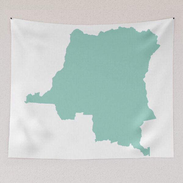 Item preview, Democratic Republic of the Congo Love in Teal designed and sold by Maren Misner.