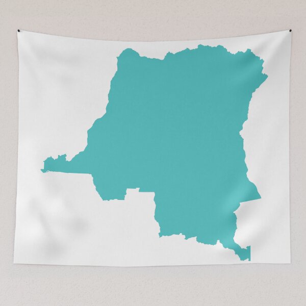 Item preview, Democratic Republic of the Congo Love in Teal designed and sold by Maren Misner.