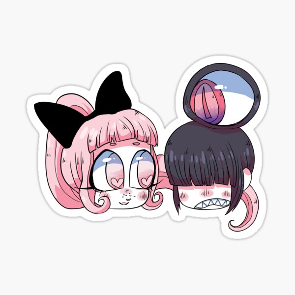 Babs and Sun Sticker Sticker