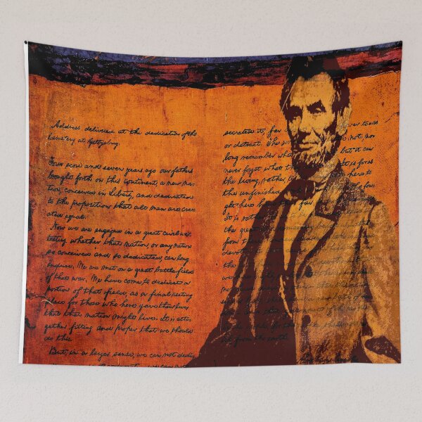Item preview, ABRAHAM LINCOLN AND THE GETTYSBURG ADDRESS designed and sold by Overthetopsm.