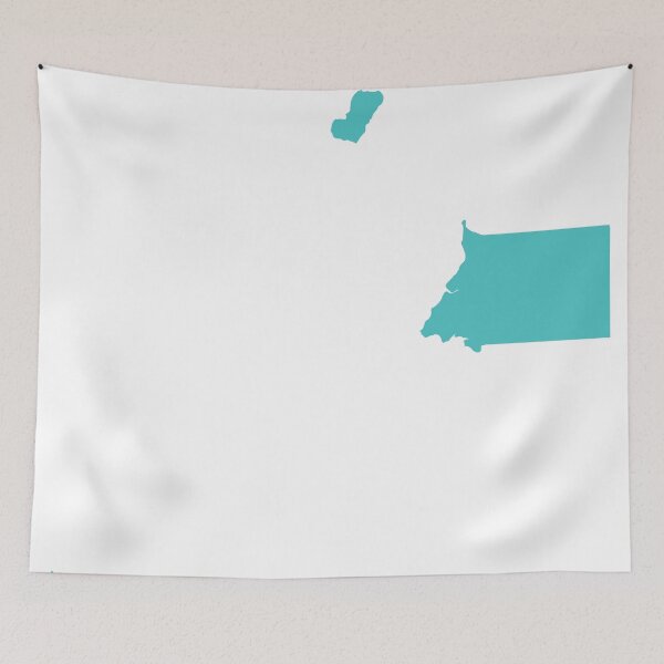 Item preview, Equatorial Guinea Love in Teal designed and sold by Maren Misner.