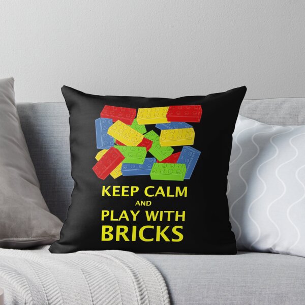 Item preview, KEEP CALM AND PLAY WITH BRICKS designed and sold by ChilleeW.