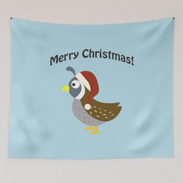 Item preview, Merry Christmas! Santa Quail designed and sold by Hedgie Designs.