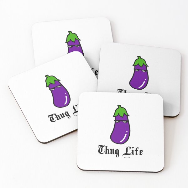 Item preview, Thug Life Eggplant designed and sold by YDingo.