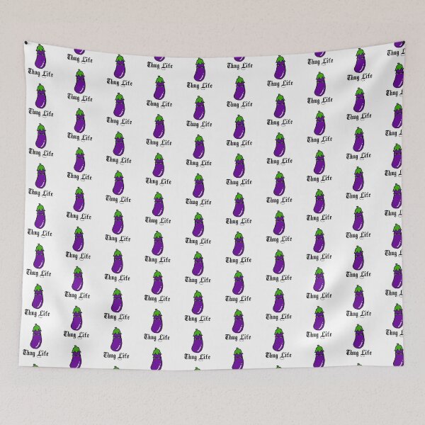 Item preview, Thug Life Eggplant designed and sold by YDingo.