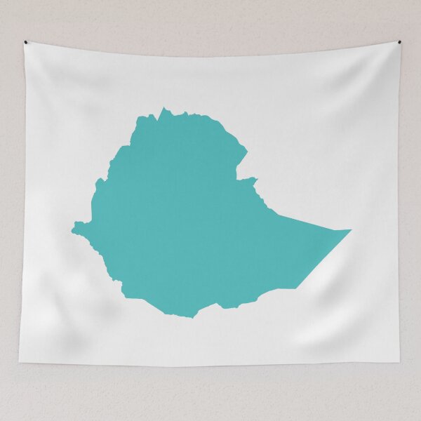 Item preview, Ethiopia Love in Teal designed and sold by Maren Misner.