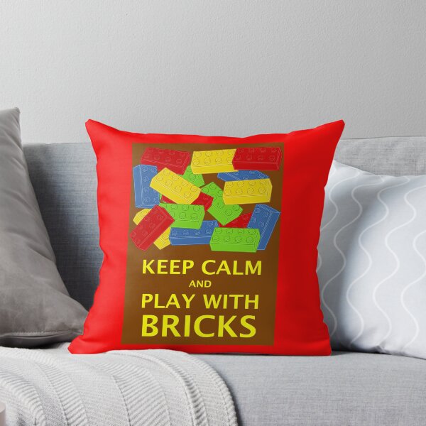 Item preview, KEEP CALM AND PLAY WITH BRICKS designed and sold by ChilleeW.