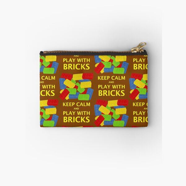 Item preview, KEEP CALM AND PLAY WITH BRICKS designed and sold by ChilleeW.